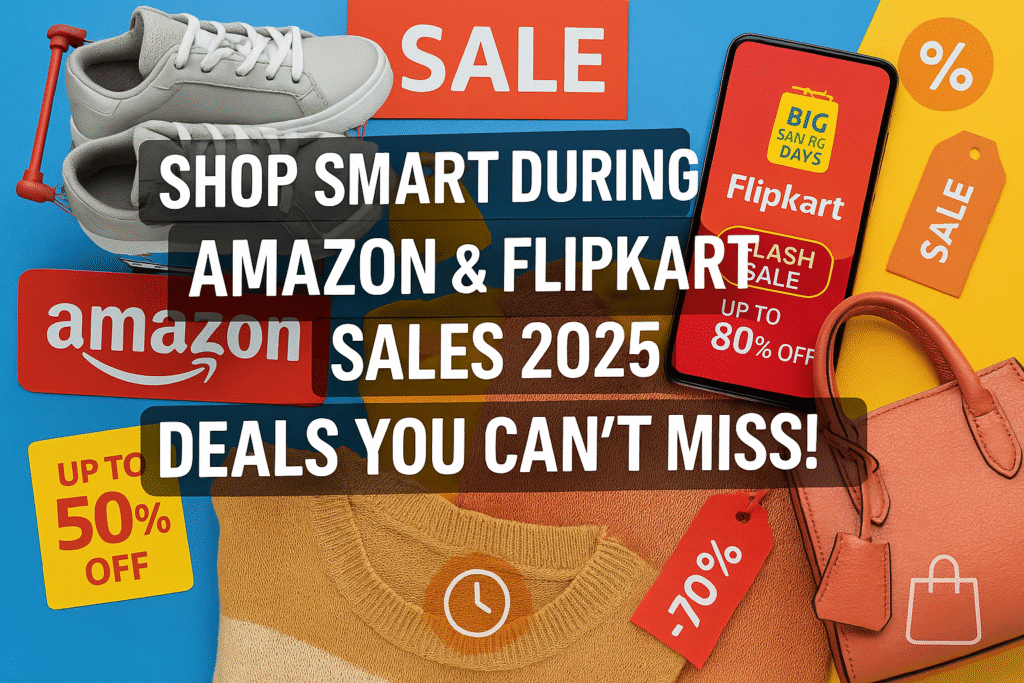 How to Shop Smart During Sales: Amazon & Flipkart Edition (2025 Guide)