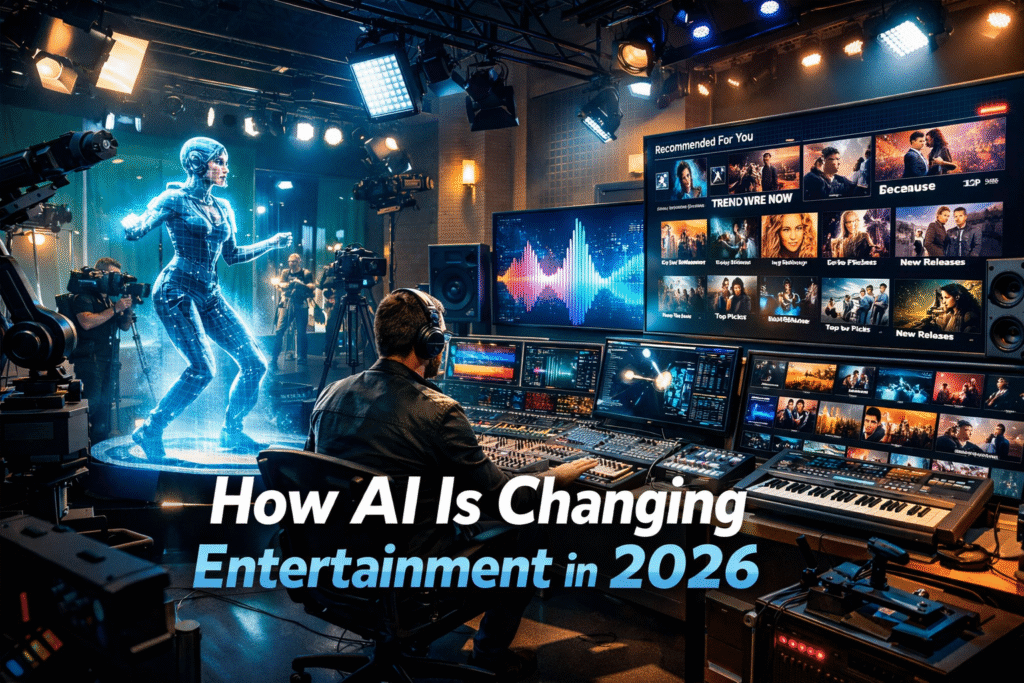 How AI Is Changing Movies, Music, and Streaming Platforms in 2026